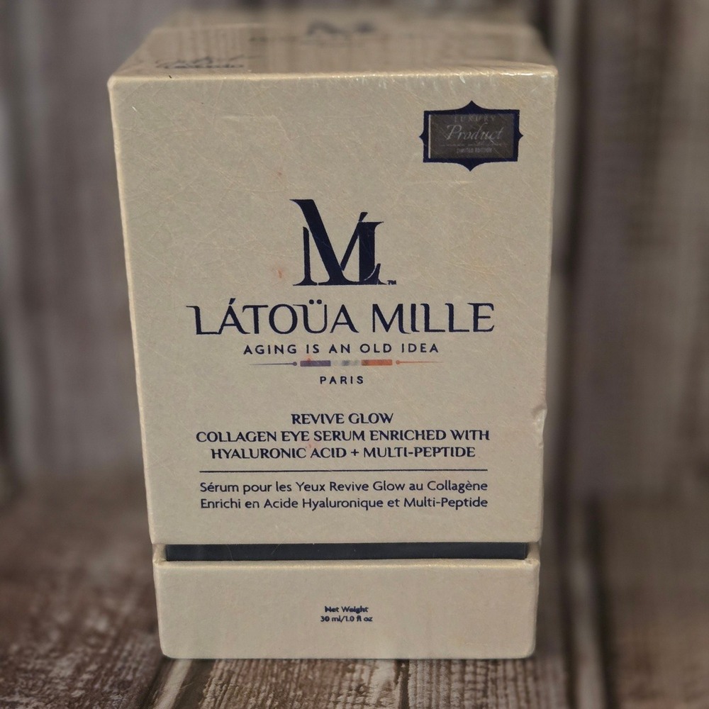 30ml Womens LÁTOUÄ MILLE Revive Glow Collagen Eye Serum Hyaluronic Acid New